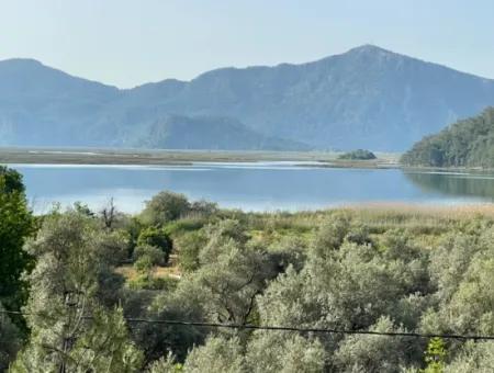 1.136M2 Feldgrundstück Zum Verkauf Mit Çandır Seeblick