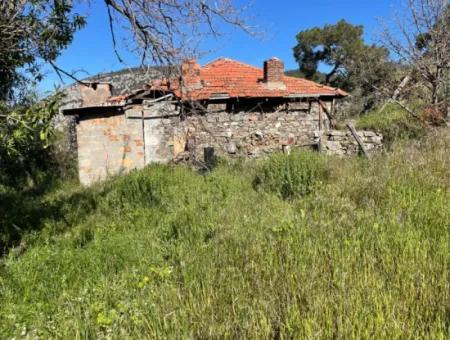 Dorfhaus Zum Verkauf Auf 4.400M2 Grundstück Mit Vollem Meerblick In Gökbel